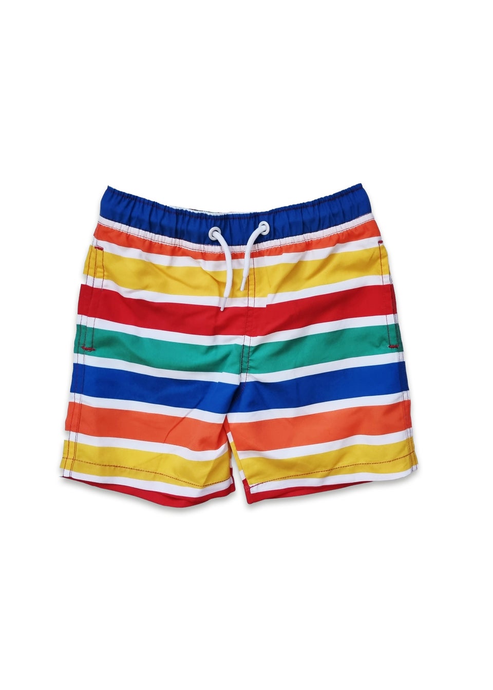 Toby Tiger Multi Colour Stripe Print Kids Swim Shorts (2 years - 8 years)