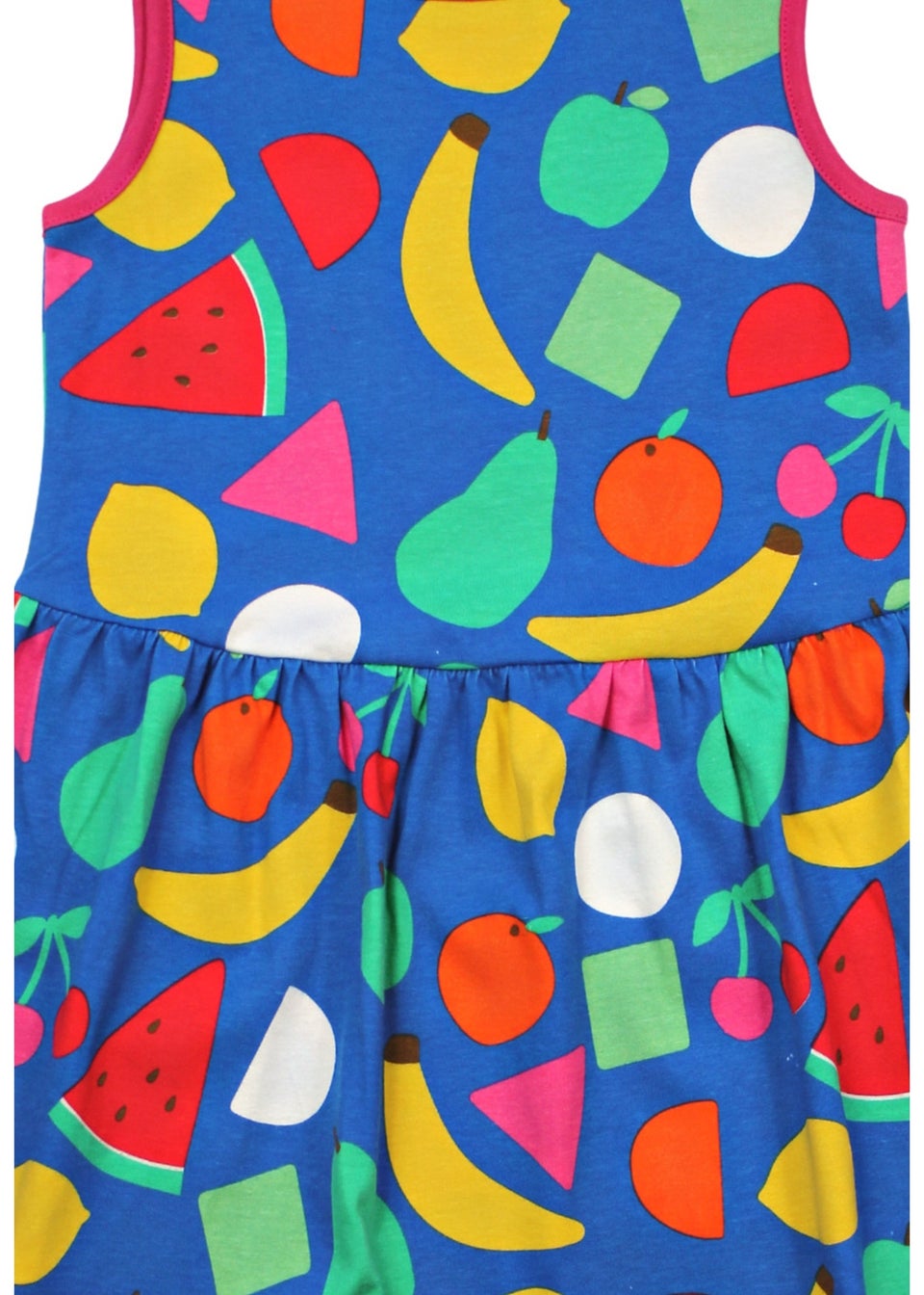 Toby Tiger Organic Multi Colour Fruit Print Summer Dress (6 months - 6 years)