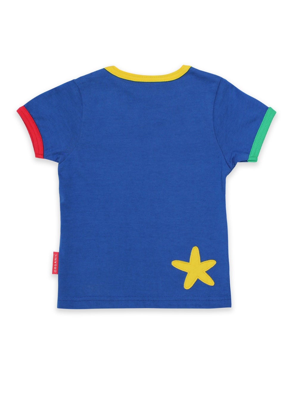 Toby Tiger Organic Blue Turtle Applique T-Shirt (3 months - 6 years)