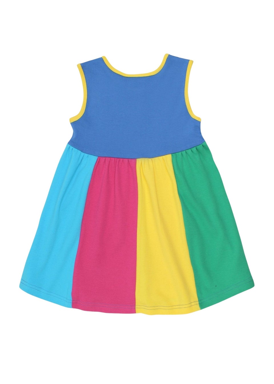 Toby Tiger Organic Multi Colour Stripe Pinafore Dress (6 months - 6 years)