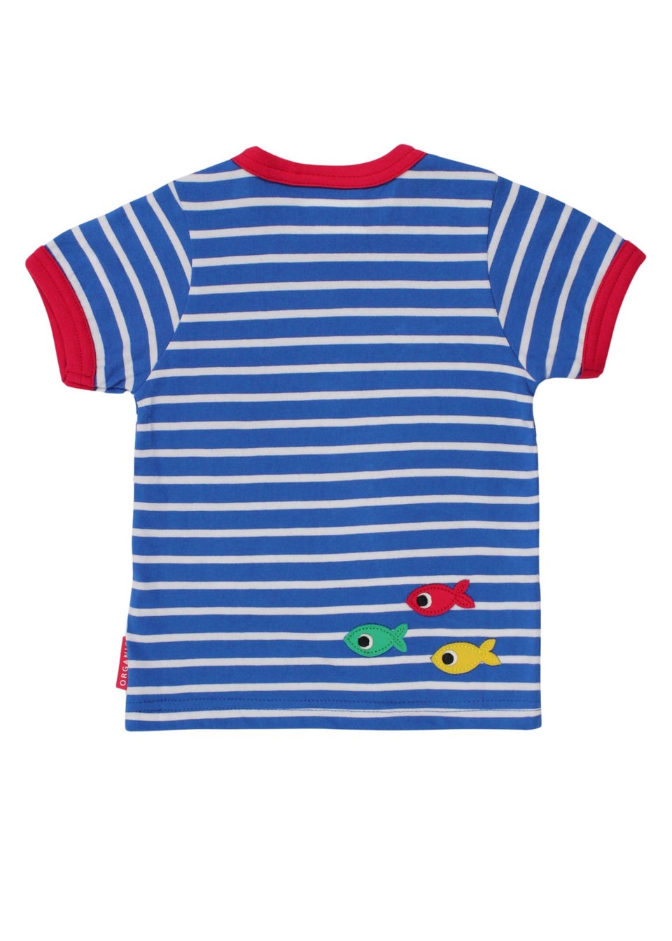 Toby Tiger Organic Blue Crab Applique T-Shirt (3 months - 6 years)
