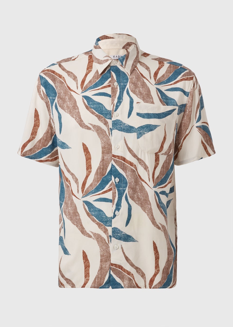Ecru Watercolour Leaf Shirt