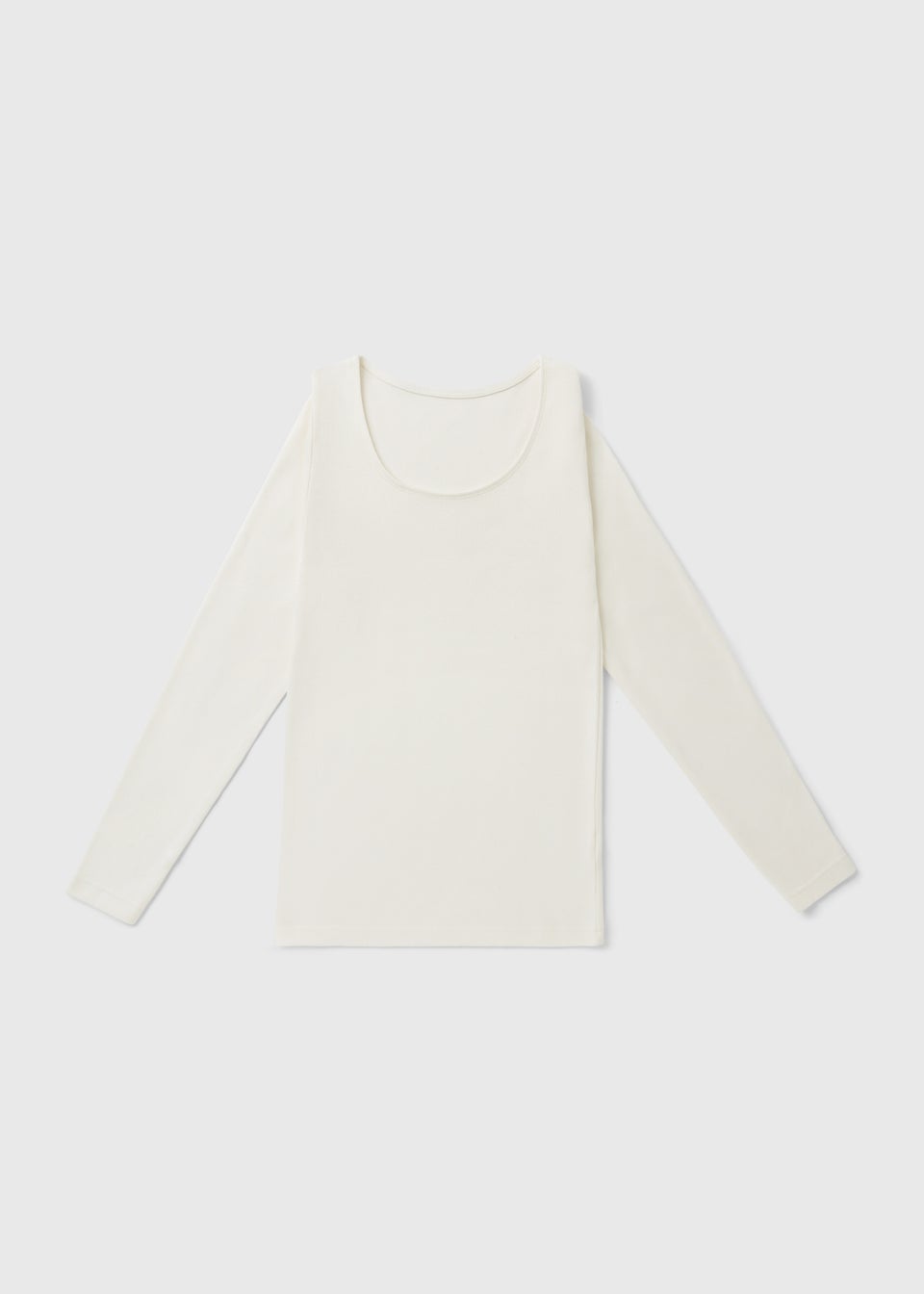 Cream Long Sleeve Thermal Top
