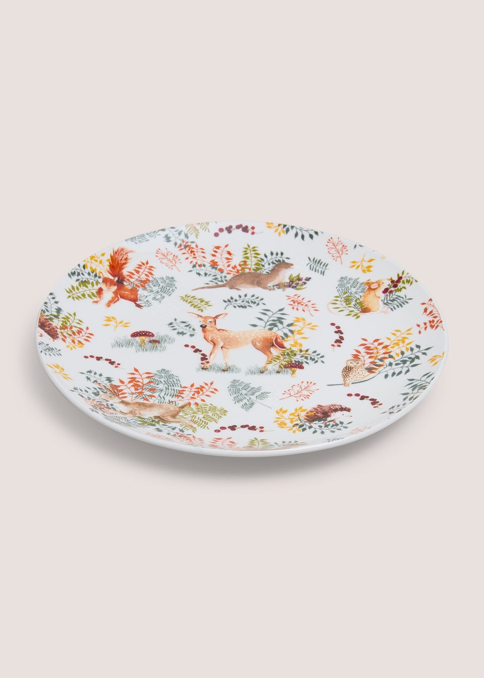 Woodland Animal Dinner Plate