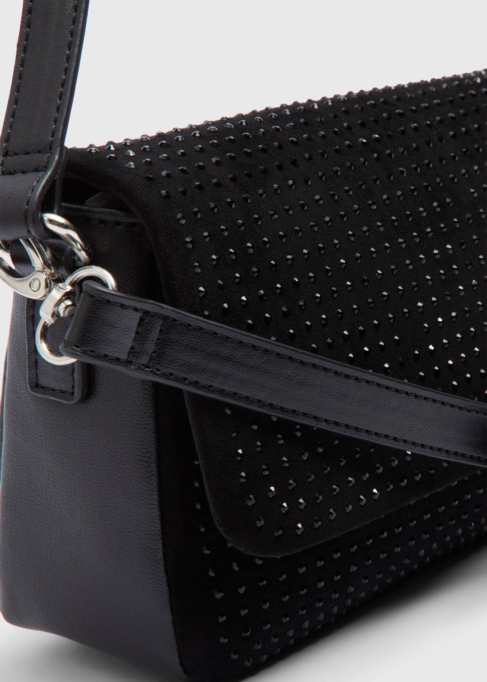 Black Diamante Bag