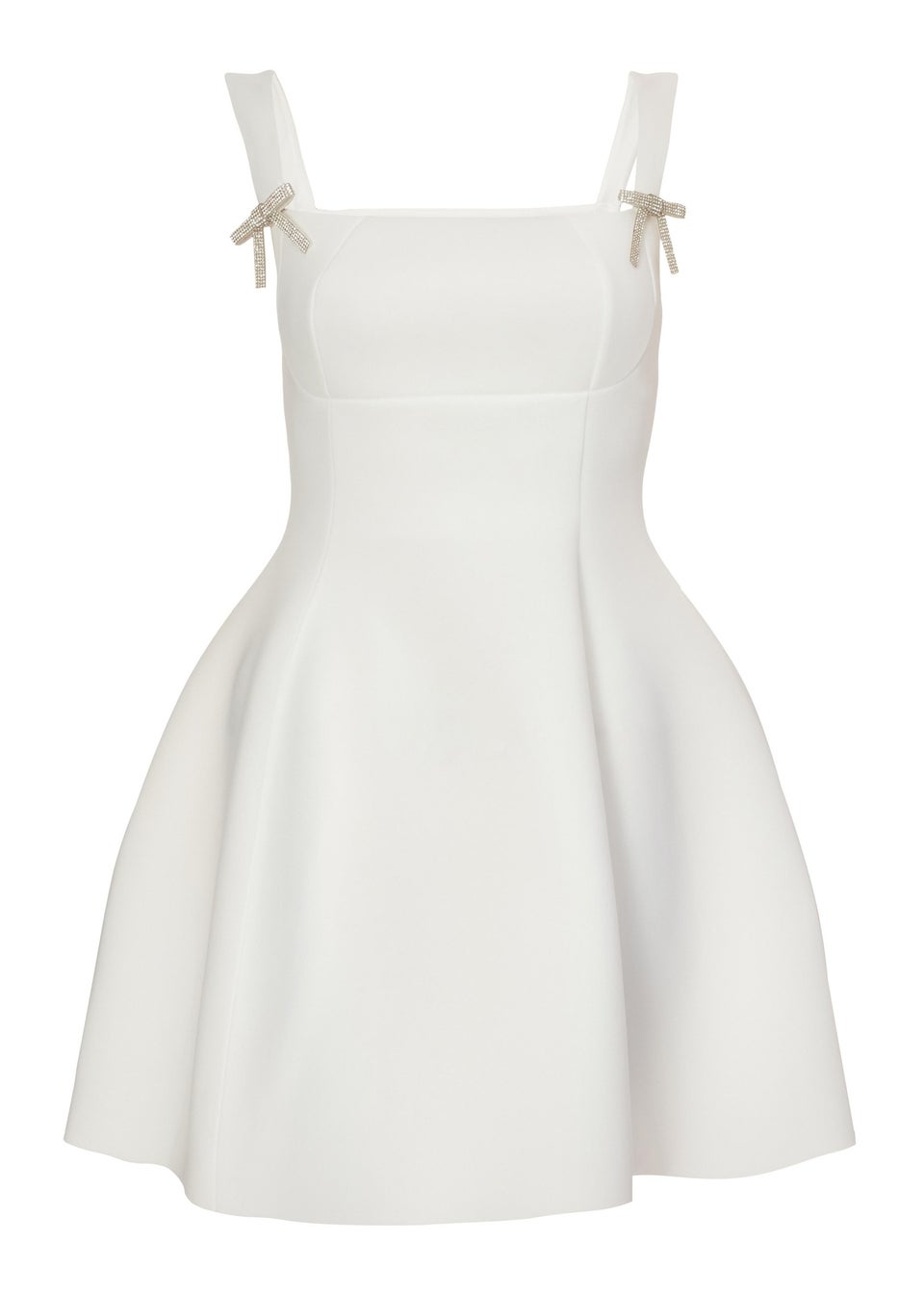 Quiz White A-Line Mini Dress