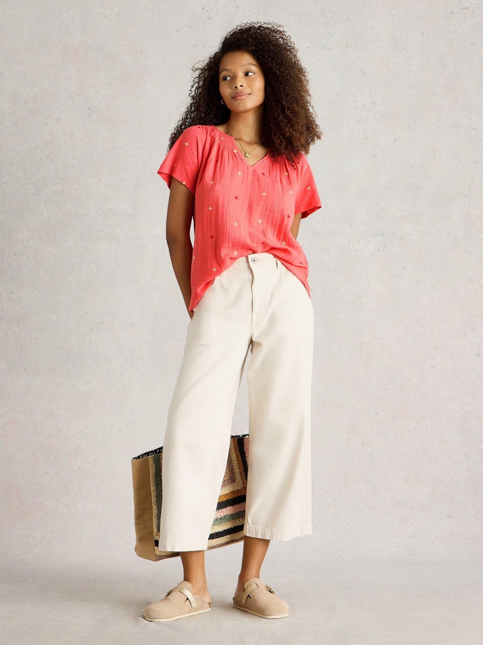 Bestickte Bluse Luella