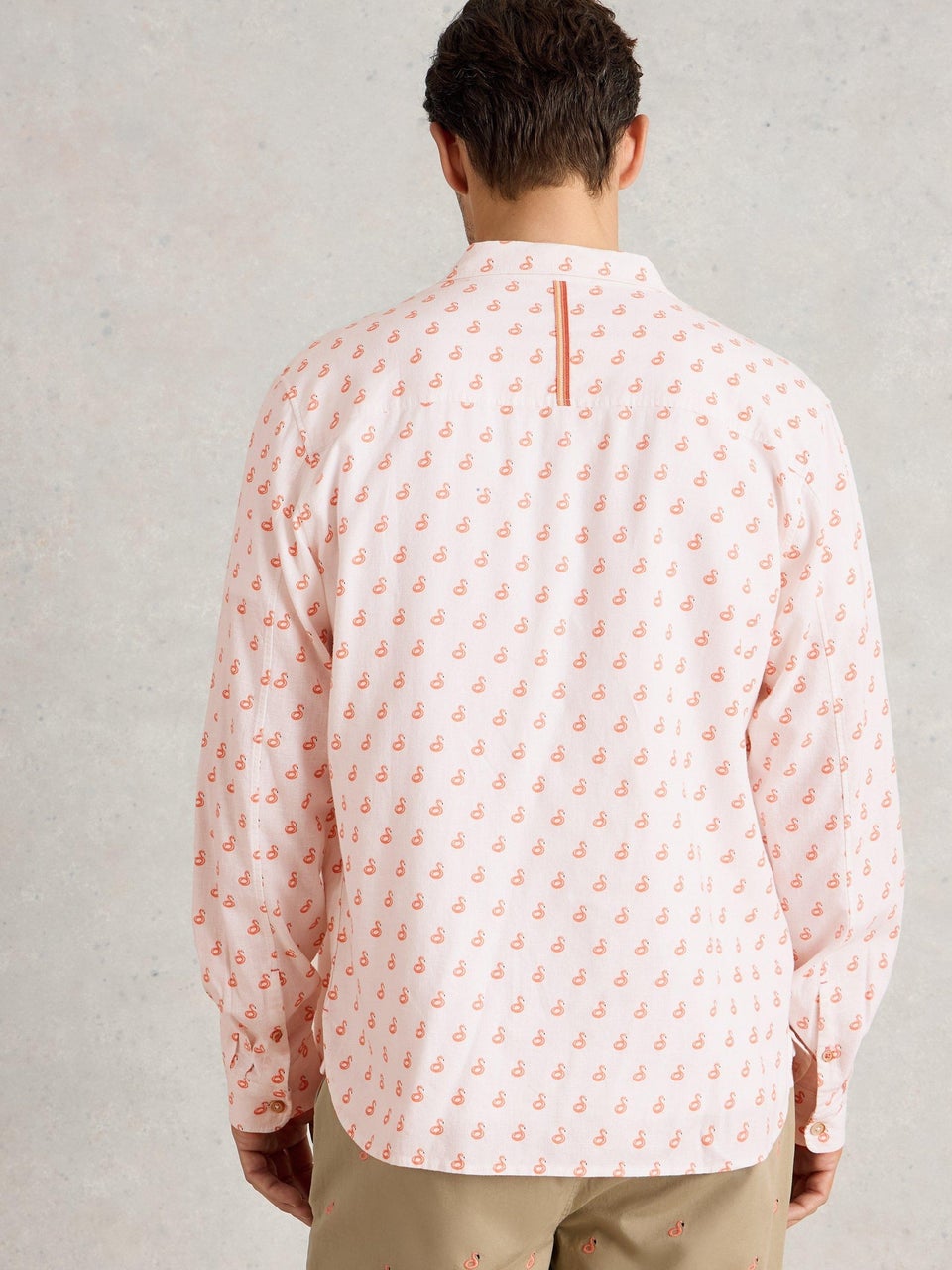 Hemd mit Flamingoprint