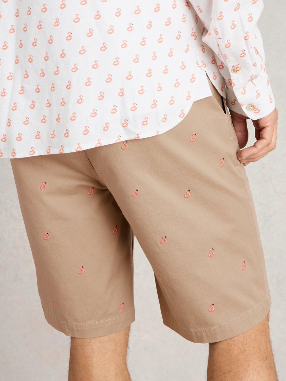 Chinoshorts Flamingo