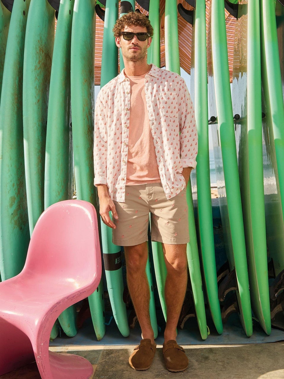 Chinoshorts Flamingo