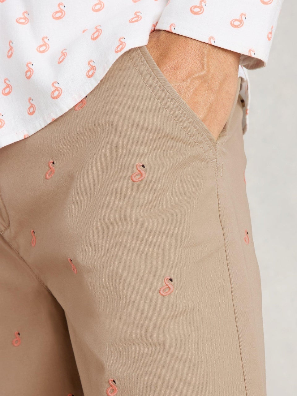 Chinoshorts Flamingo