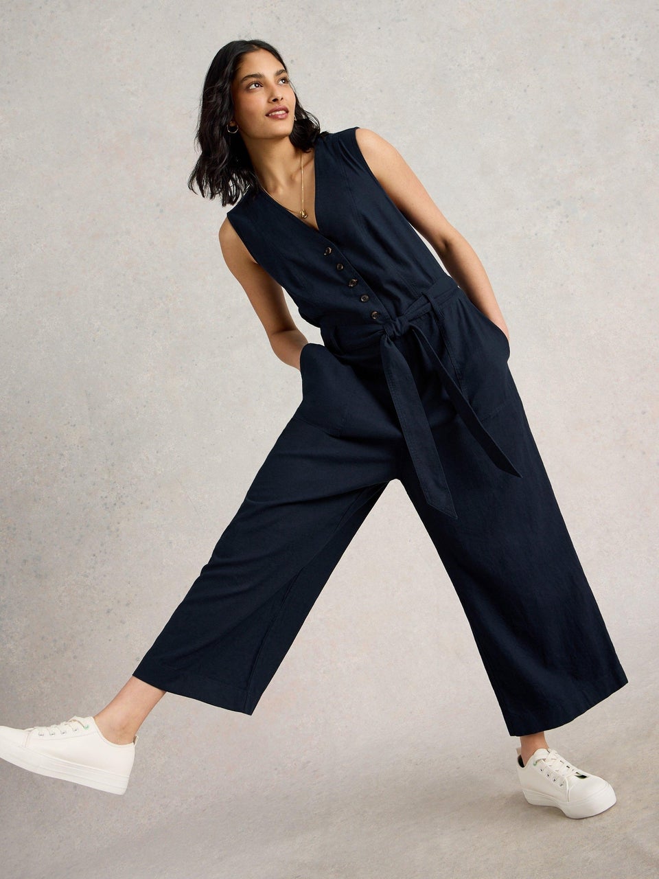 Jumpsuit Betty mit weitem Bein