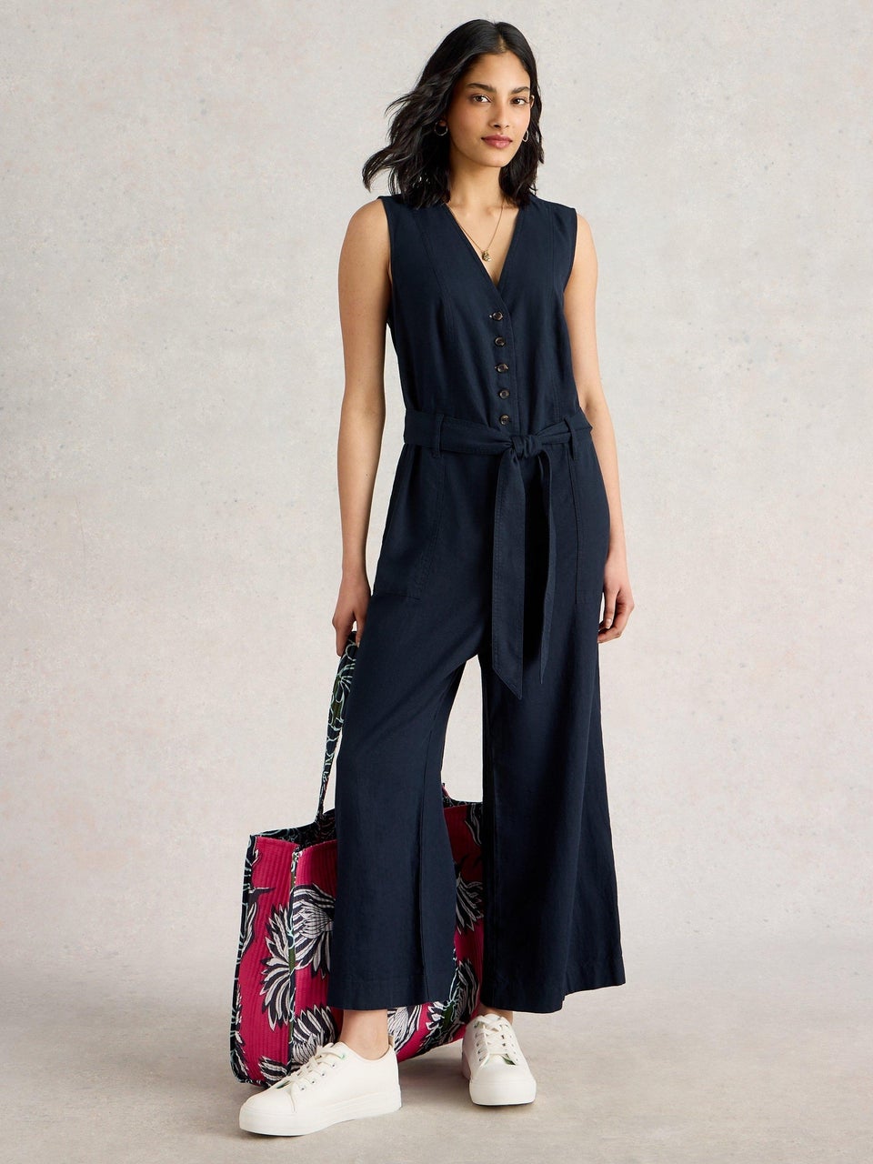 Jumpsuit Betty mit weitem Bein