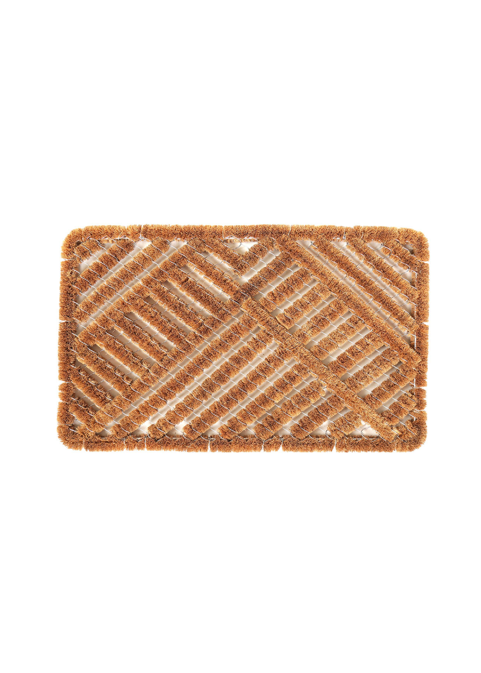 Charles Bentley 29.5" Natural & Wire Boot Scraper Twist Door Mat