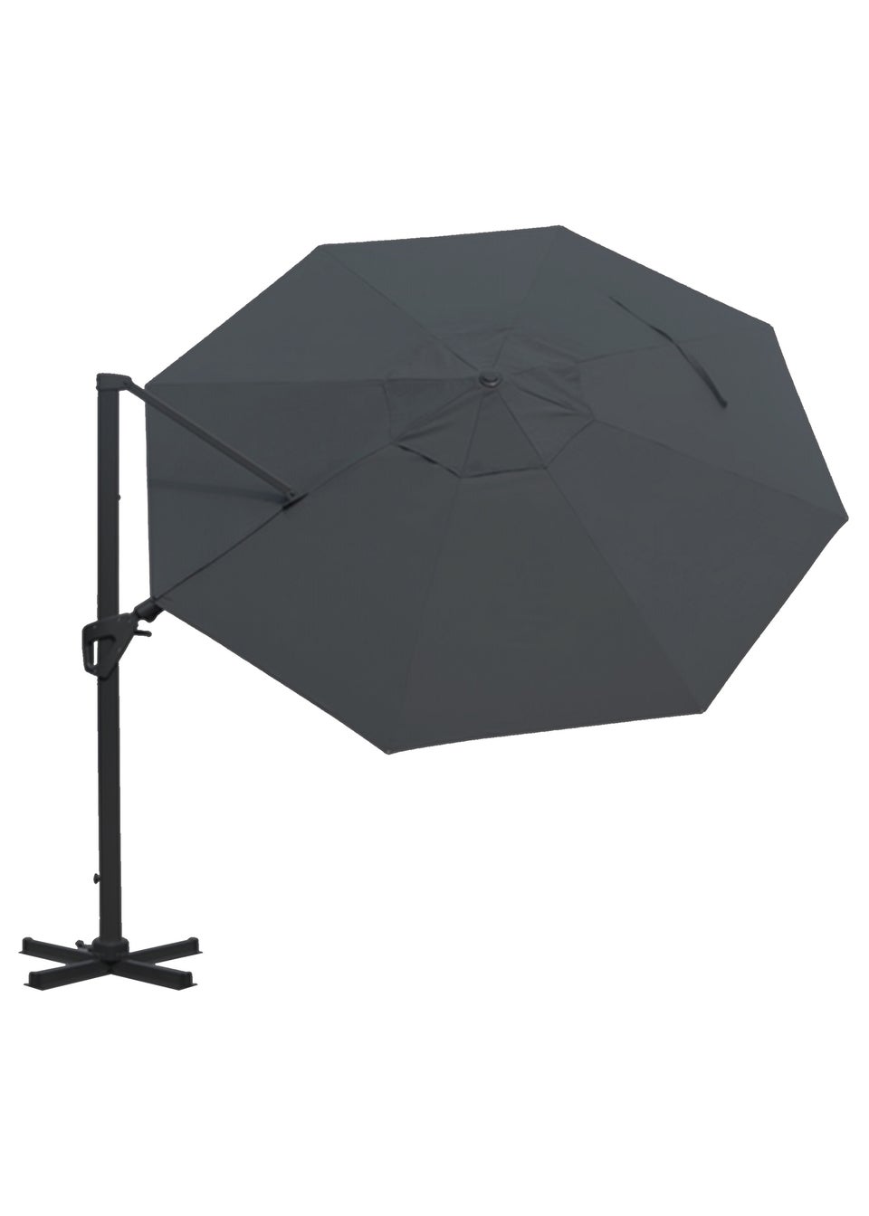 Charles Bentley  Premium Quality Cantilever Umbrella Parasol Grey