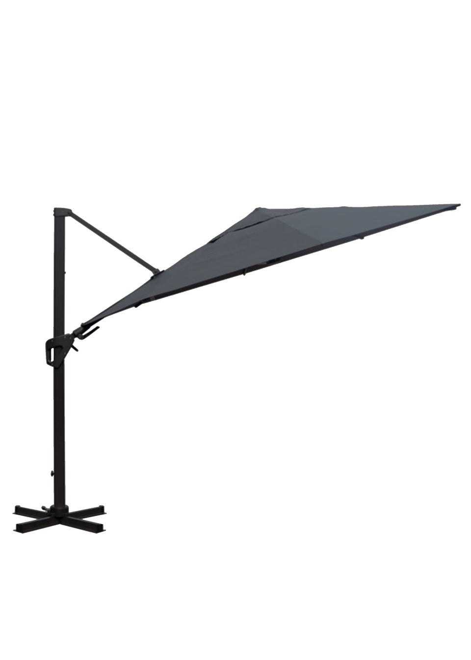 Charles Bentley  Premium Quality Cantilever Umbrella Parasol Grey