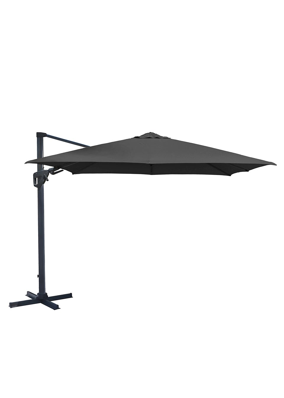Charles Bentley  Premium Quality Cantilever Umbrella Parasol Grey