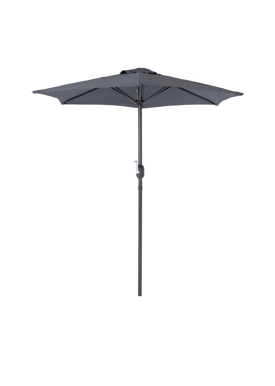 Charles Bentley Garden Patio Market Umbrella Parasol Crank Function Grey