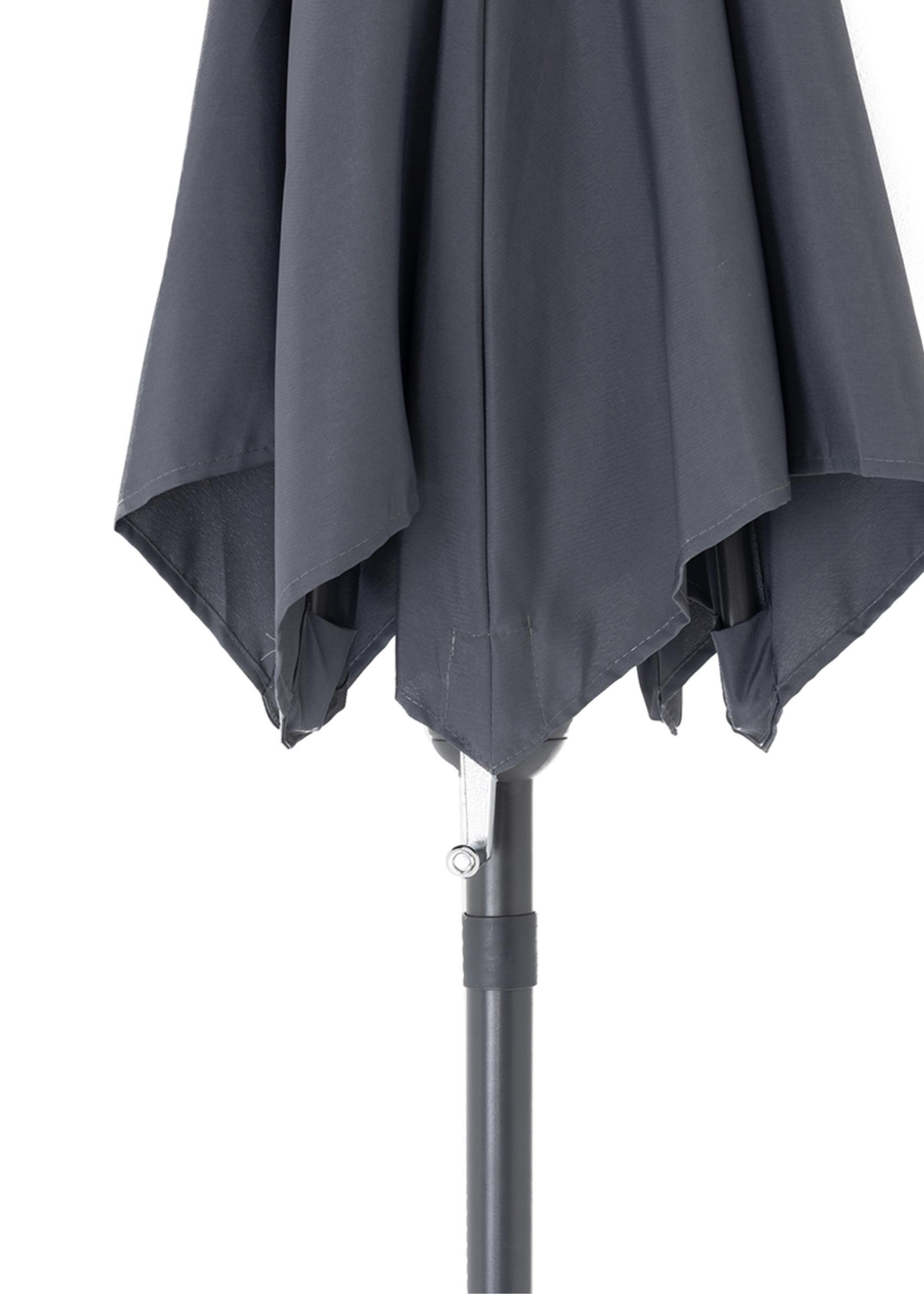 Charles Bentley Garden Patio Market Umbrella Parasol Crank Function Grey