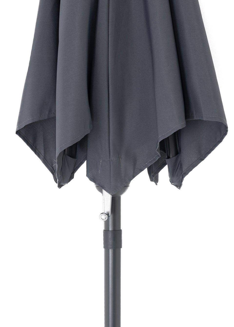 Charles Bentley Garden Patio Market Umbrella Parasol Crank Function Grey
