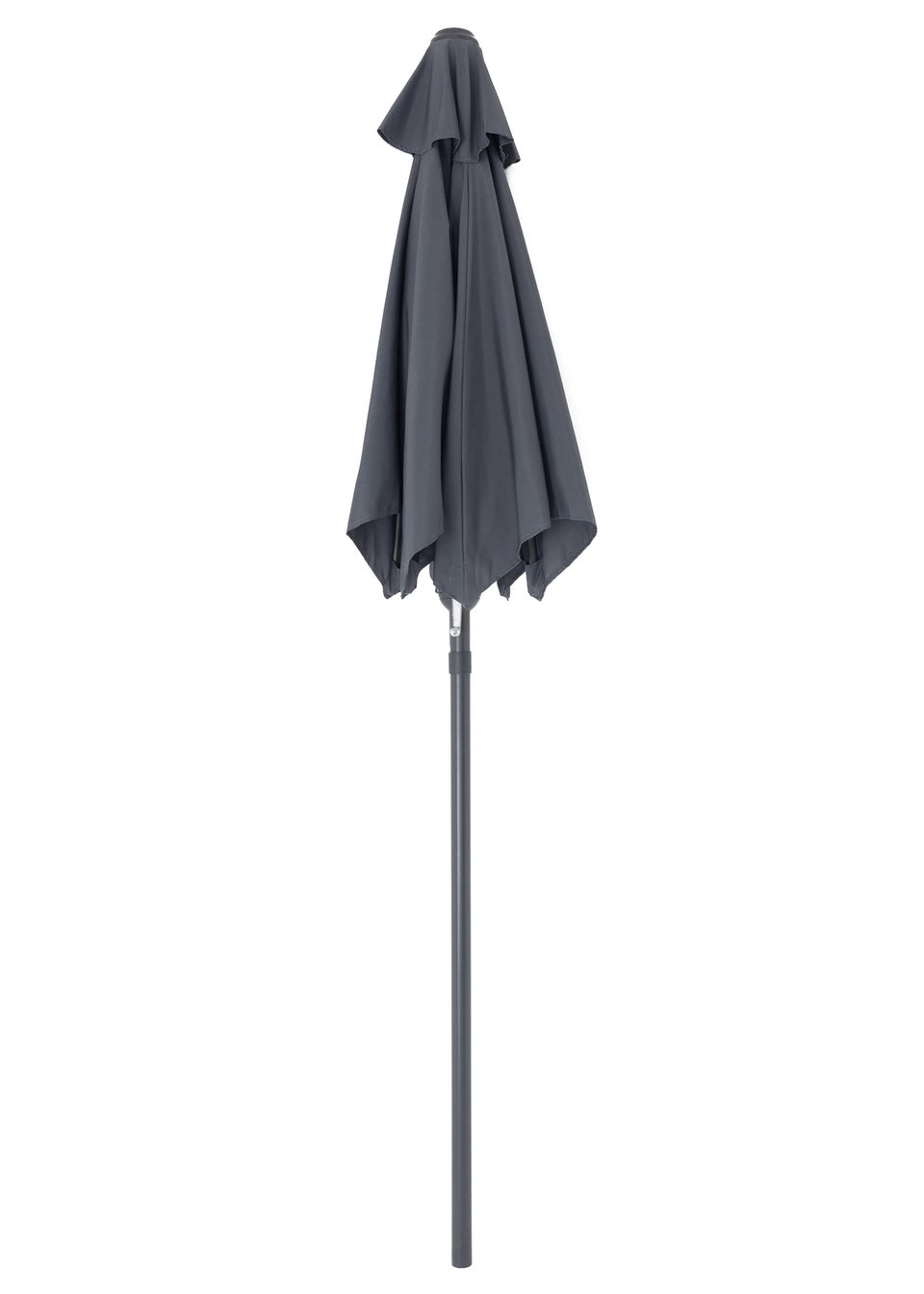 Charles Bentley Garden Patio Market Umbrella Parasol Crank Function Grey