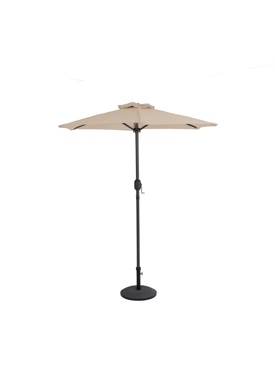 Charles Bentley Garden Patio Market Umbrella Parasol Crank Function Beige