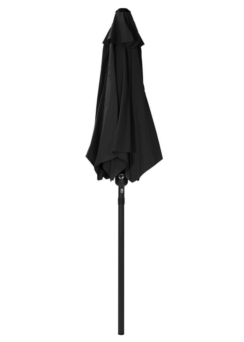 Charles Bentley Garden Patio Market Umbrella Parasol Crank Function Black