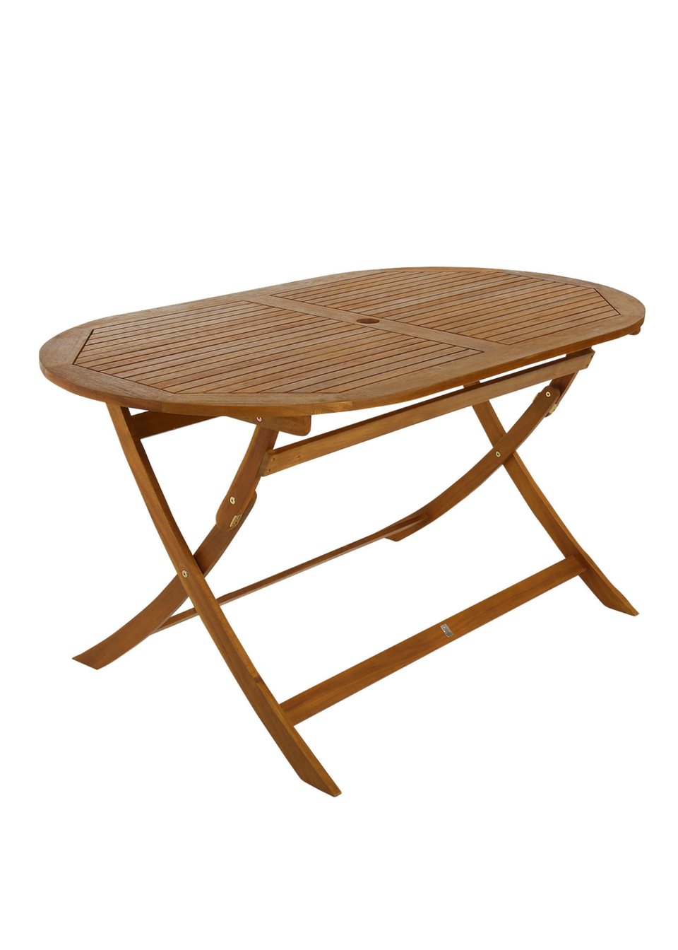 Charles Bentley FSC Wooden Furniture Oval Table (H74cm x W150cm x D85cm)