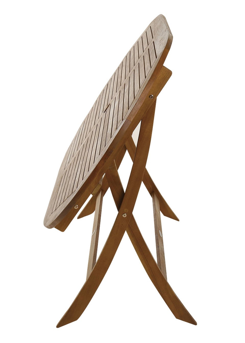 Charles Bentley FSC Wooden Furniture Oval Table (H74cm x W150cm x D85cm)