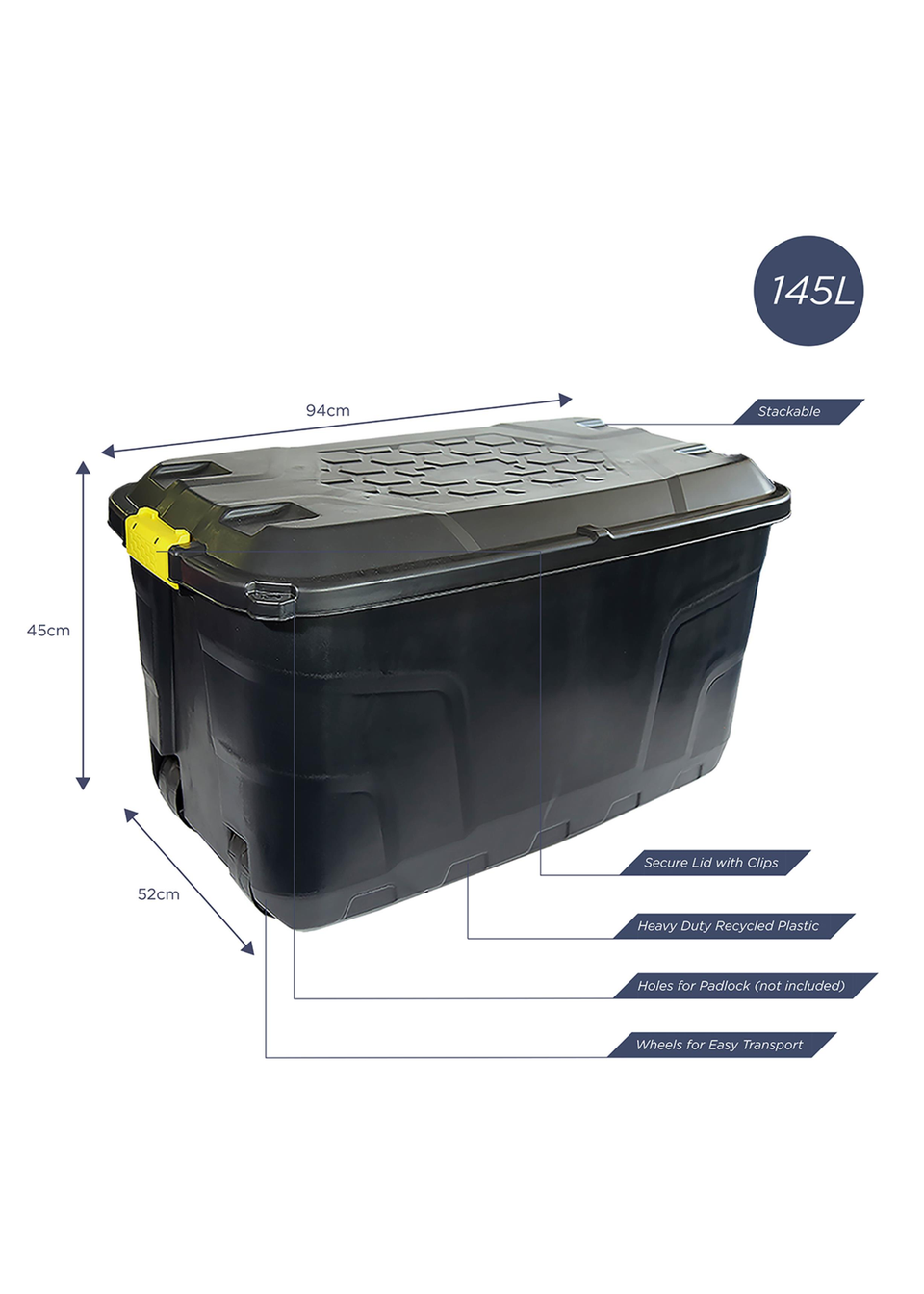 Charles Bentley Heavy Duty Bundle Set of 4 (Box 175L, 145L, 24L, Caddy)