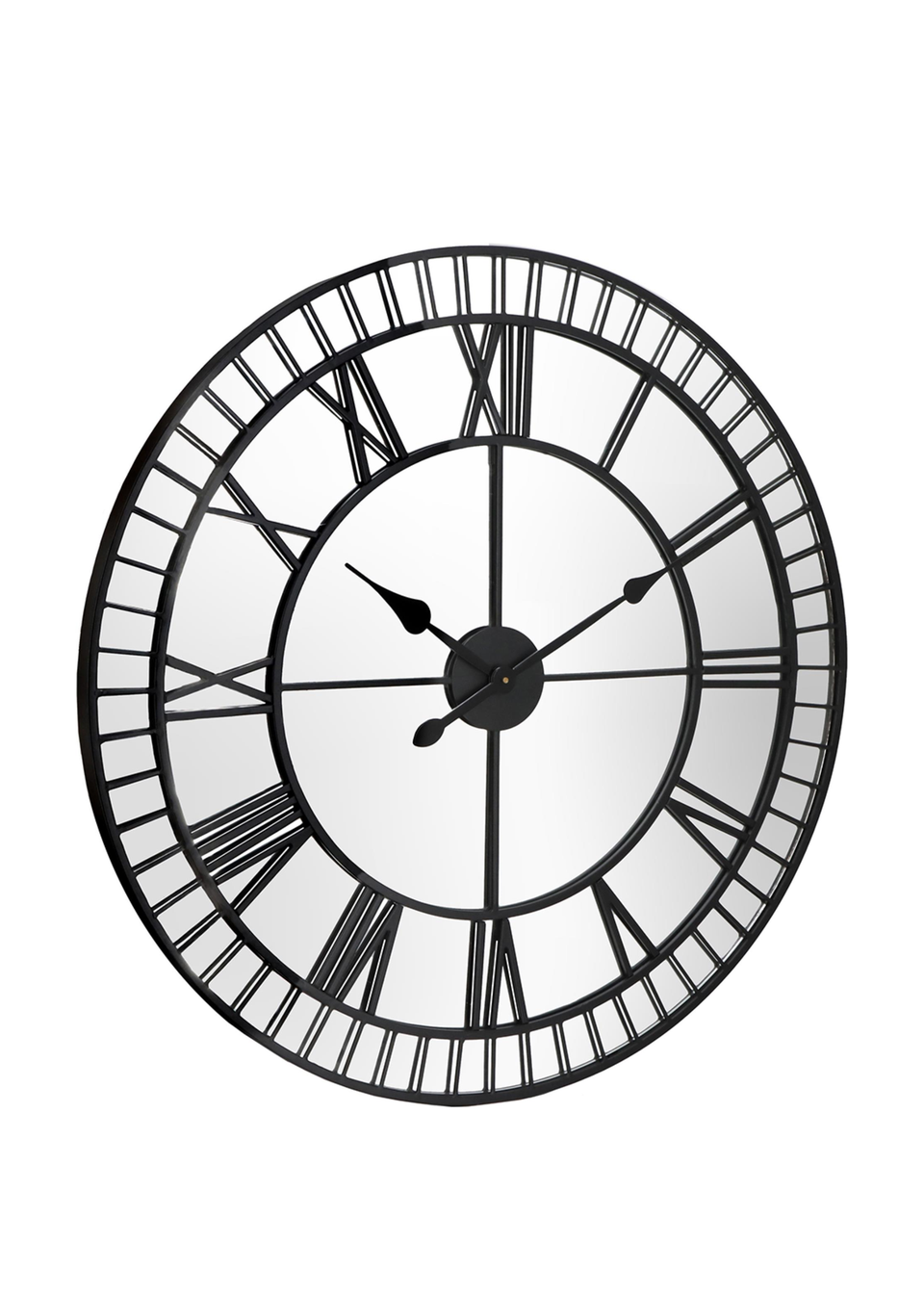 Charles Bentley Buttermere Indoor Outdoor Mirrored Skeleton Wall Clock