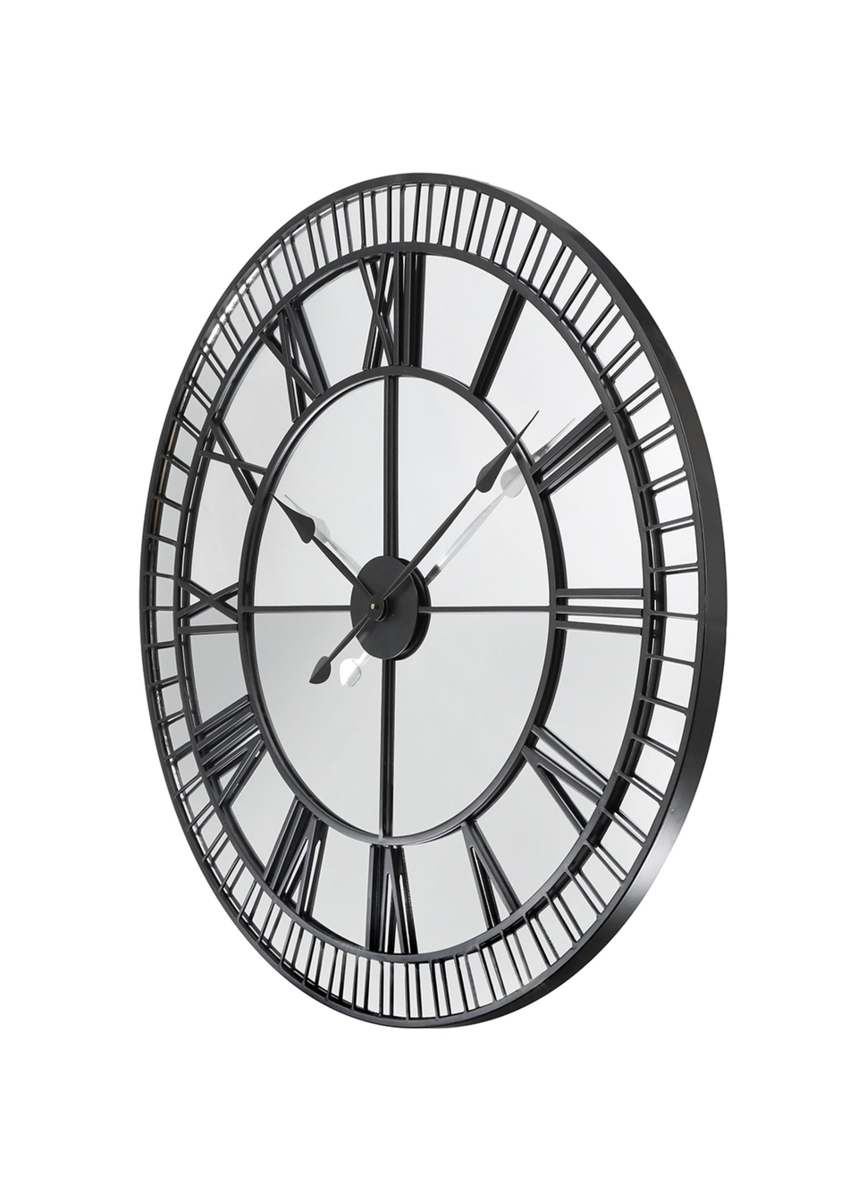 Charles Bentley Buttermere Indoor Outdoor Mirrored Skeleton Wall Clock