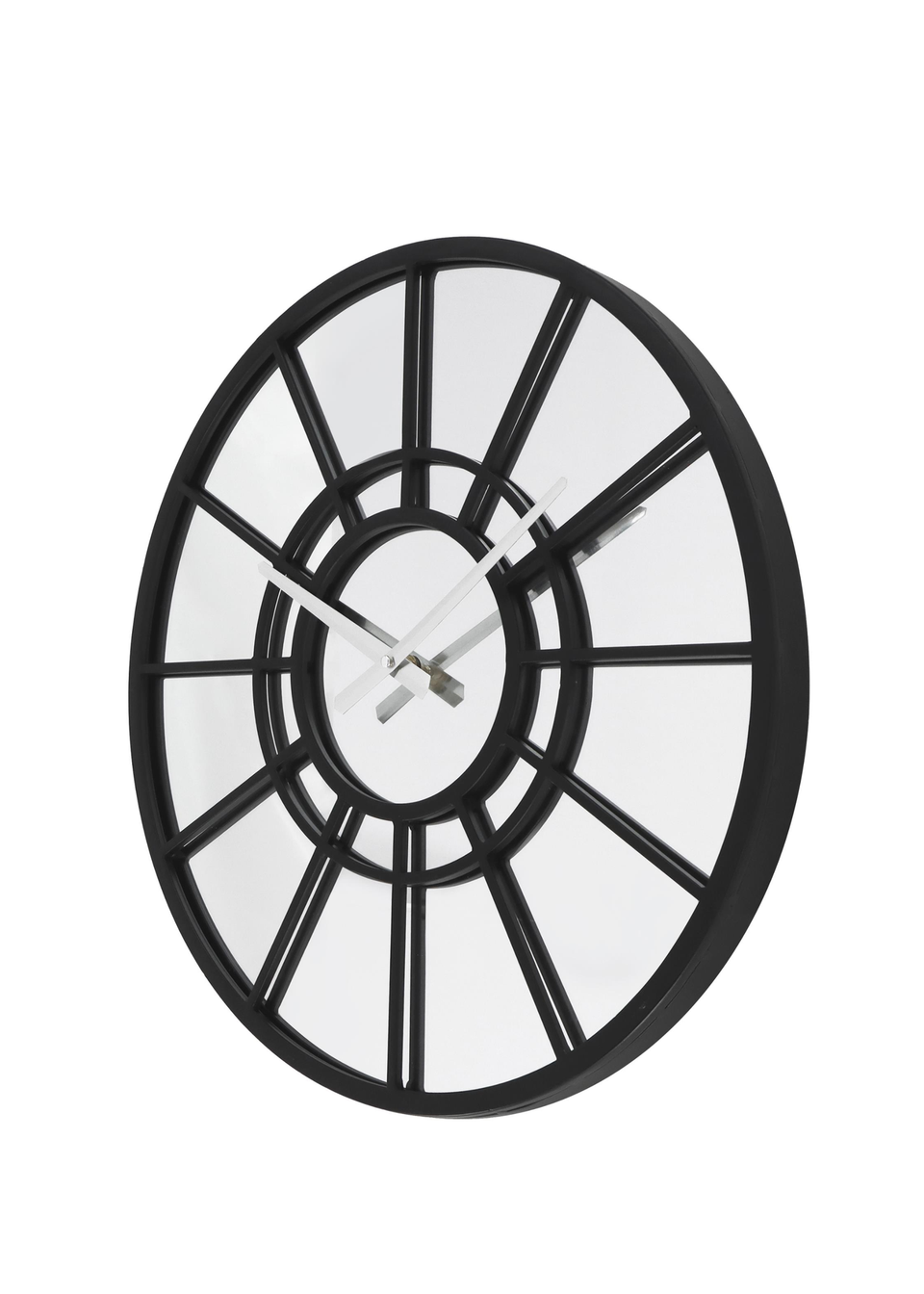 Charles Bentley Buttermere Indoor Outdoor Mirrored Skeleton Wall Clock