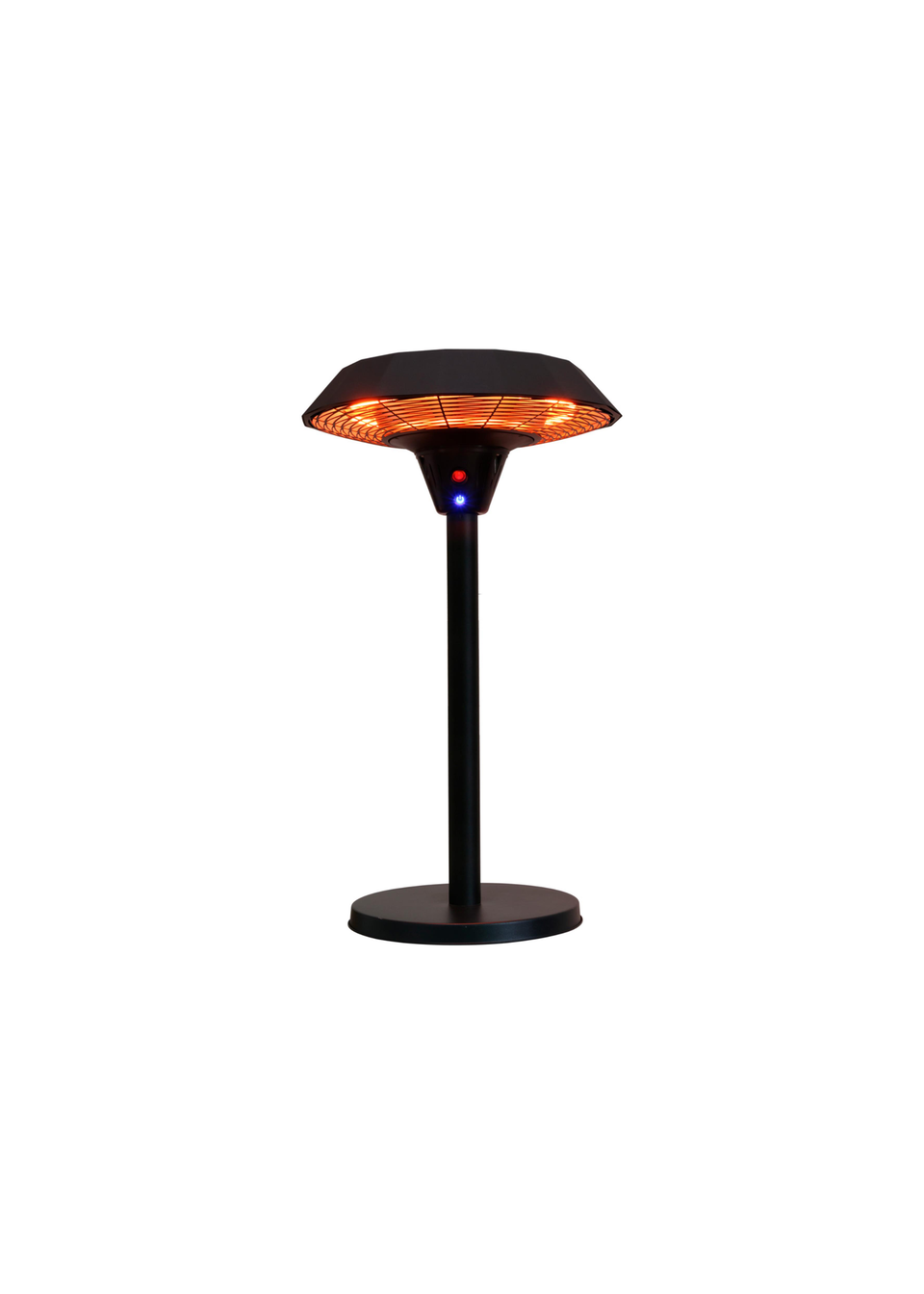 Charles Bentley 2000W Electric Table Top Patio Heater (H80.5cm x W45cm x L45cm)