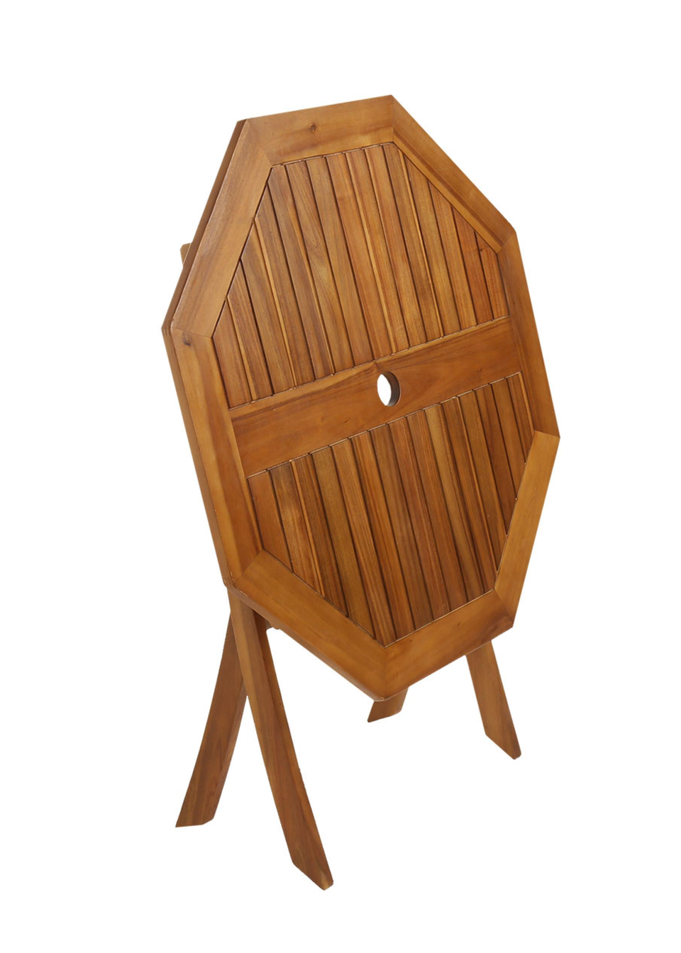Charles Bentley FSC Hardwood Octagonal Dining Table (H74cm x W90cm x D90cm)