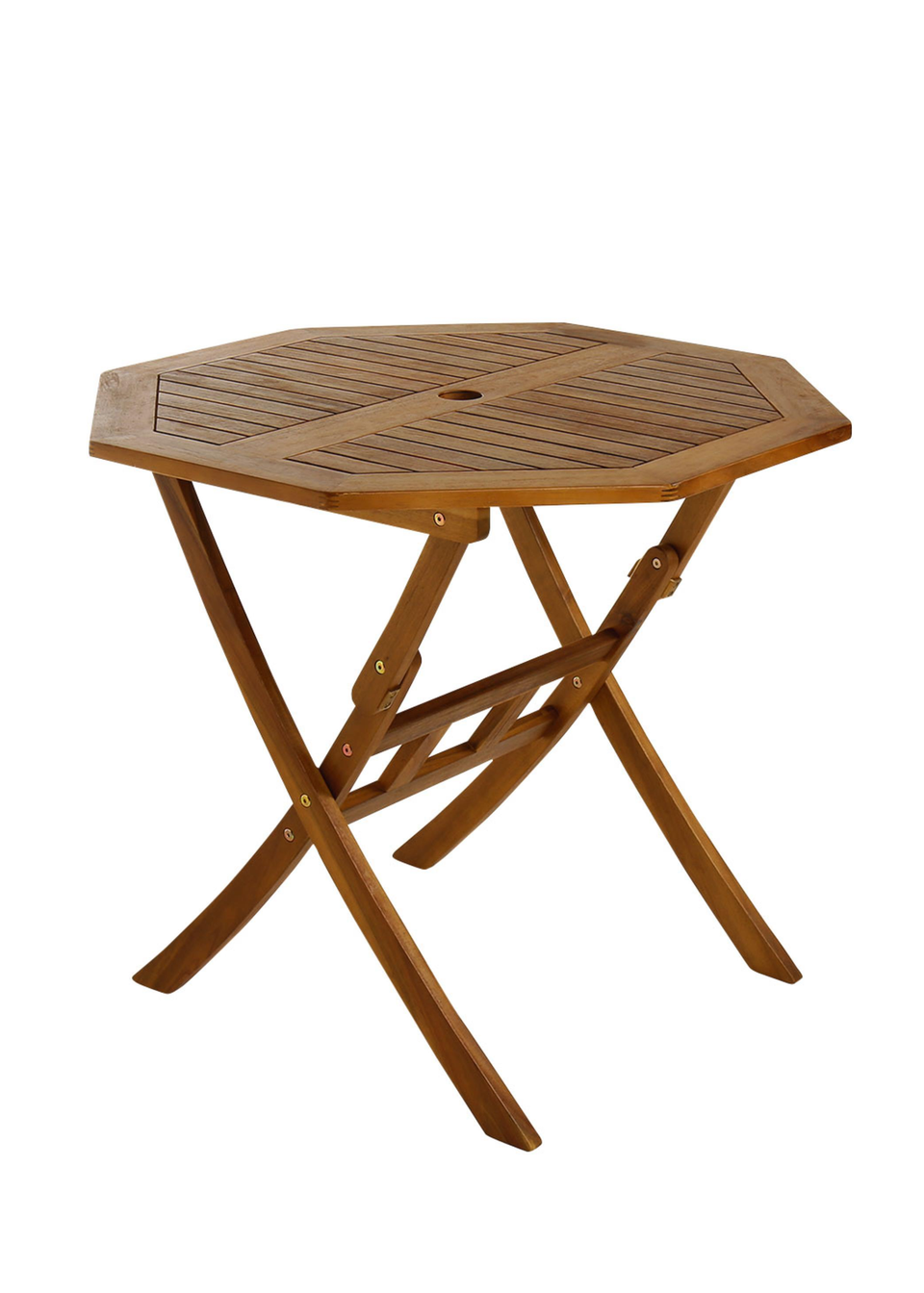 Charles Bentley FSC Hardwood Octagonal Dining Table (H74cm x W90cm x D90cm)