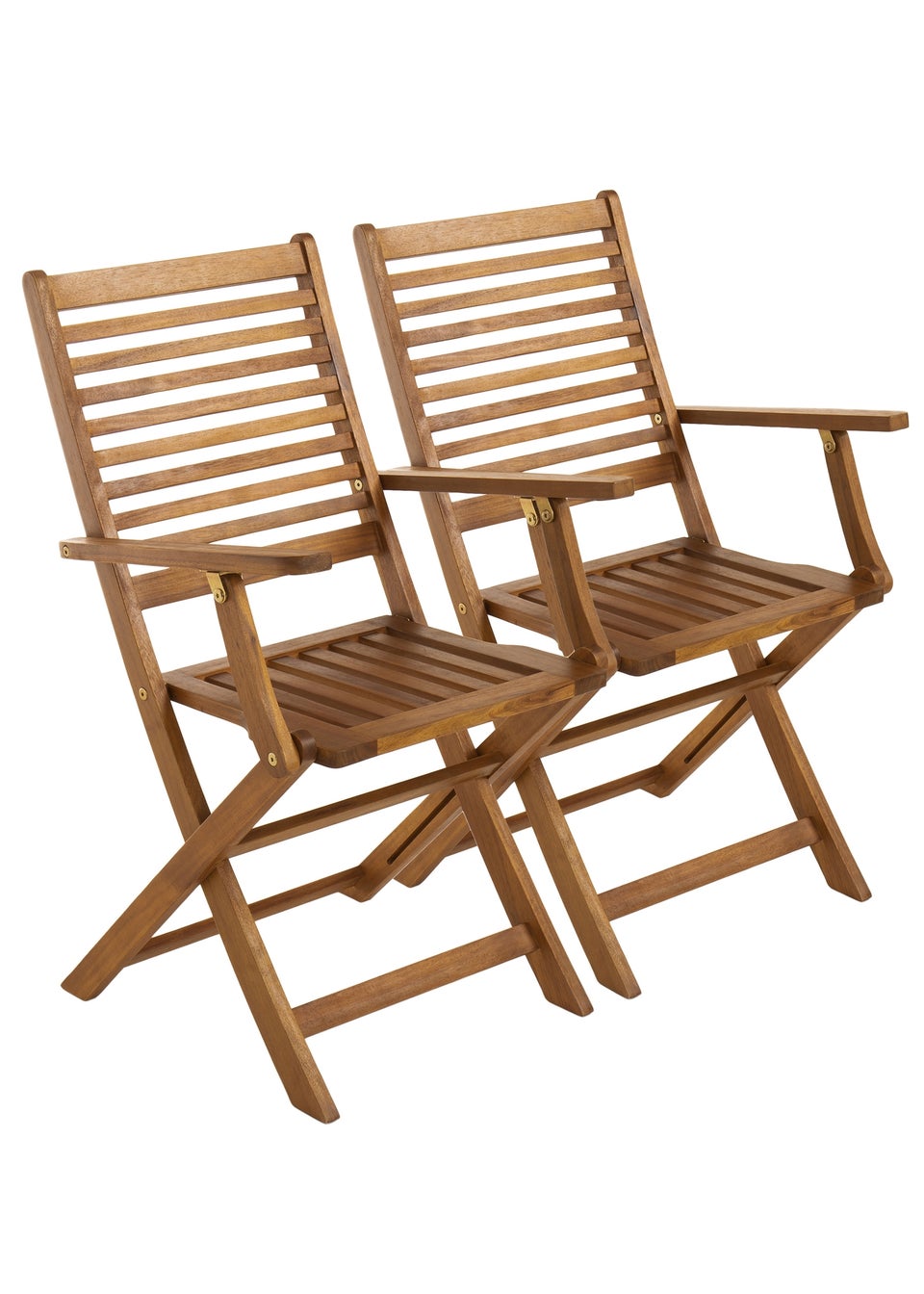 Charles Bentley FSC Acacia Hardwood Furniture Set with Extendable Table (6 Seater)