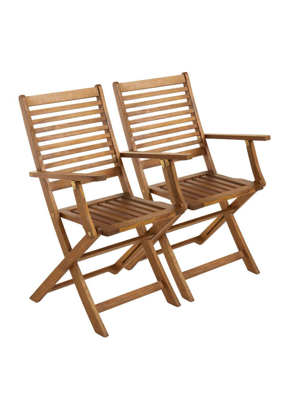 Charles Bentley FSC Acacia Hardwood Furniture Set with Extendable Table (6 Seater)
