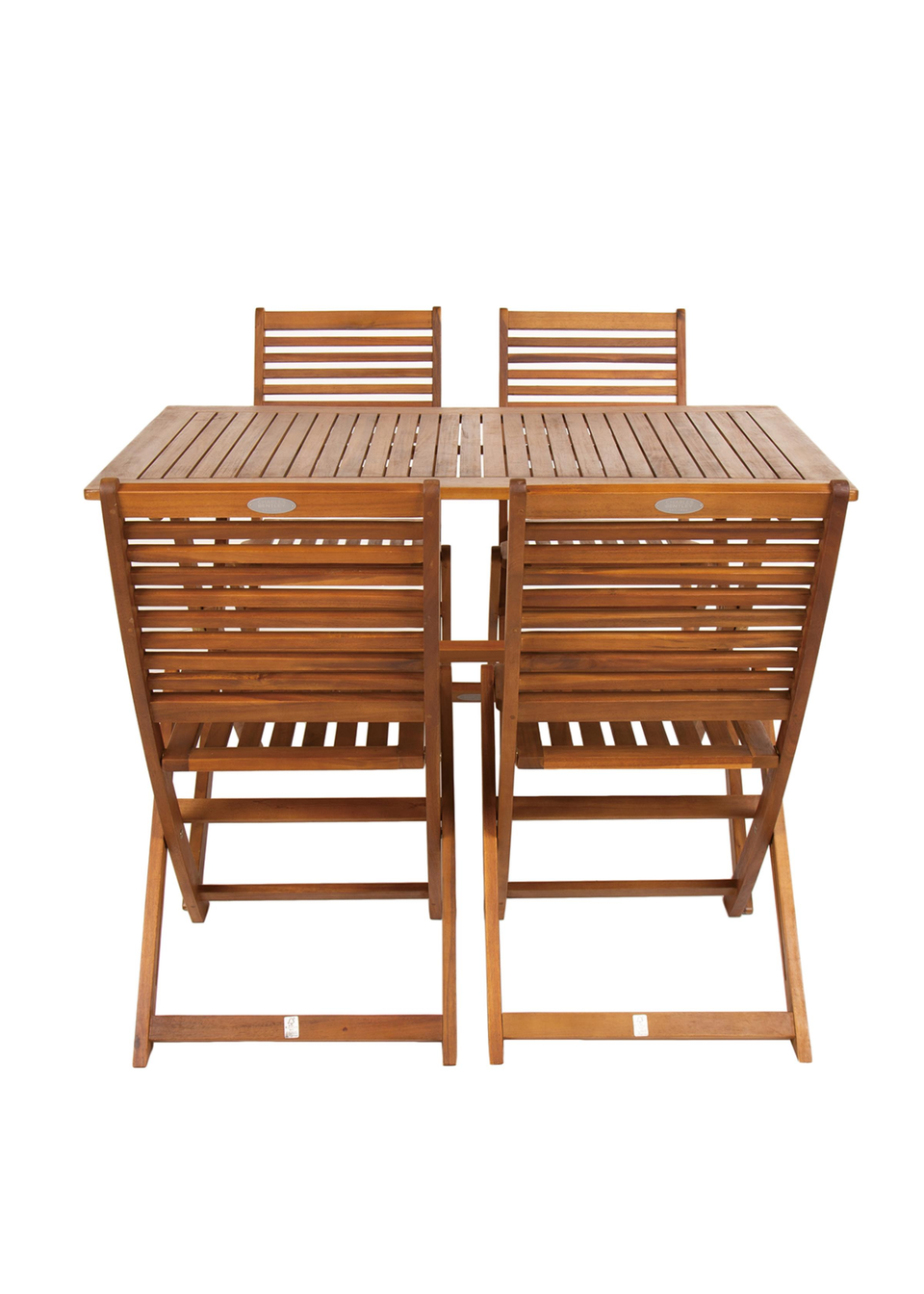 Charles Bentley FSC Acacia Hardwood 5pc Garden Furniture Set  (4 Seater)