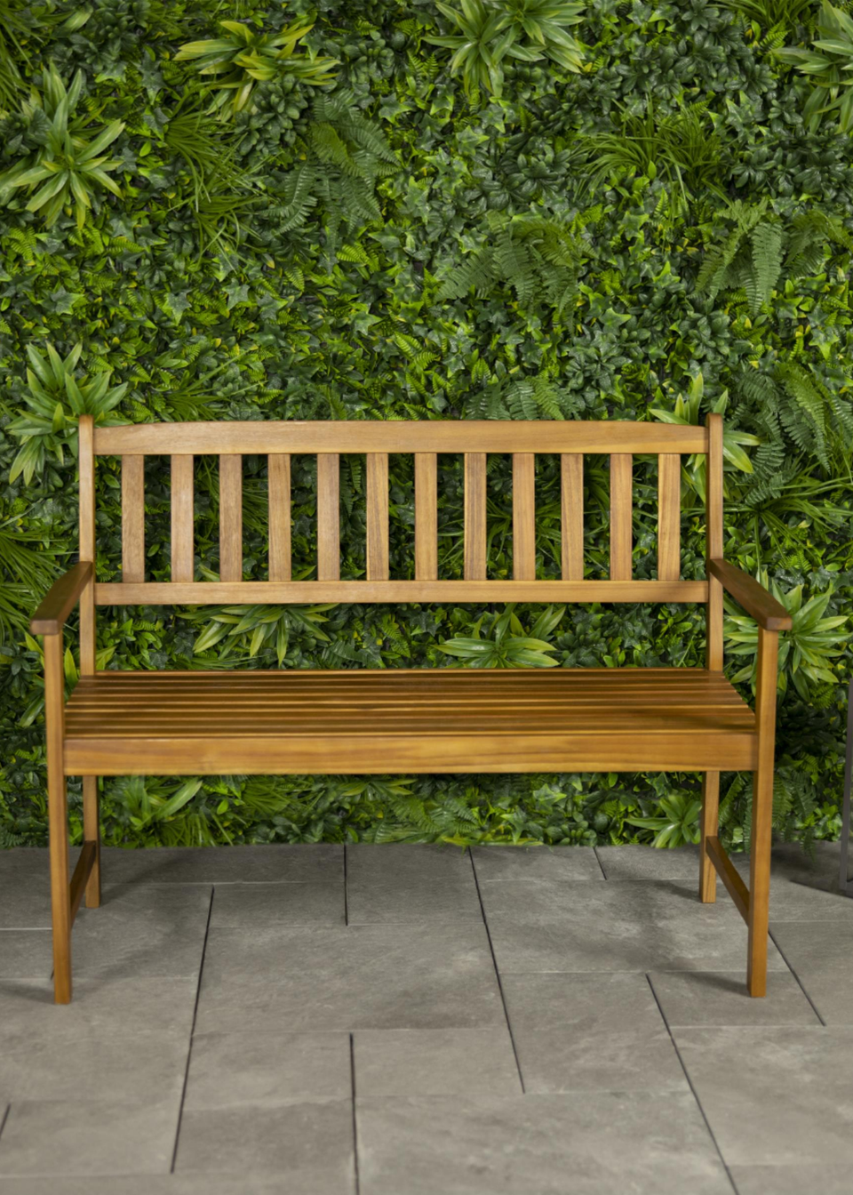 Charles Bentley FSC Acacia Outdoor Garden Storage Box (H36cm x W46cm x L110cm)