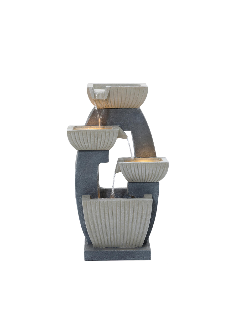 Charles Bentley Elbe Cascading Water Feature (H65cm x W38cm x D26.5cm)