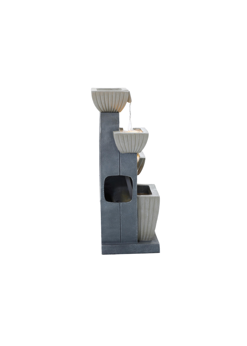 Charles Bentley Elbe Cascading Water Feature (H65cm x W38cm x D26.5cm)