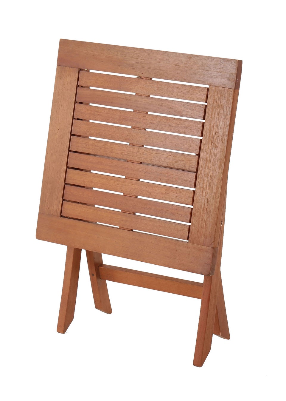 Charles Bentley Wooden Square Foldable Table FSC Certified (H50cm x W45cm x D45cm)