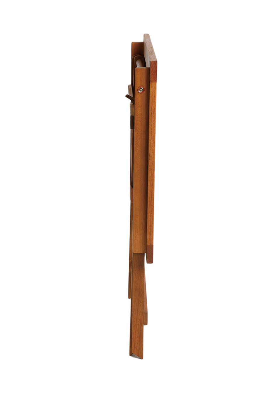 Charles Bentley Wooden Square Foldable Table FSC Certified (H74cm x W60cm x D60cm)