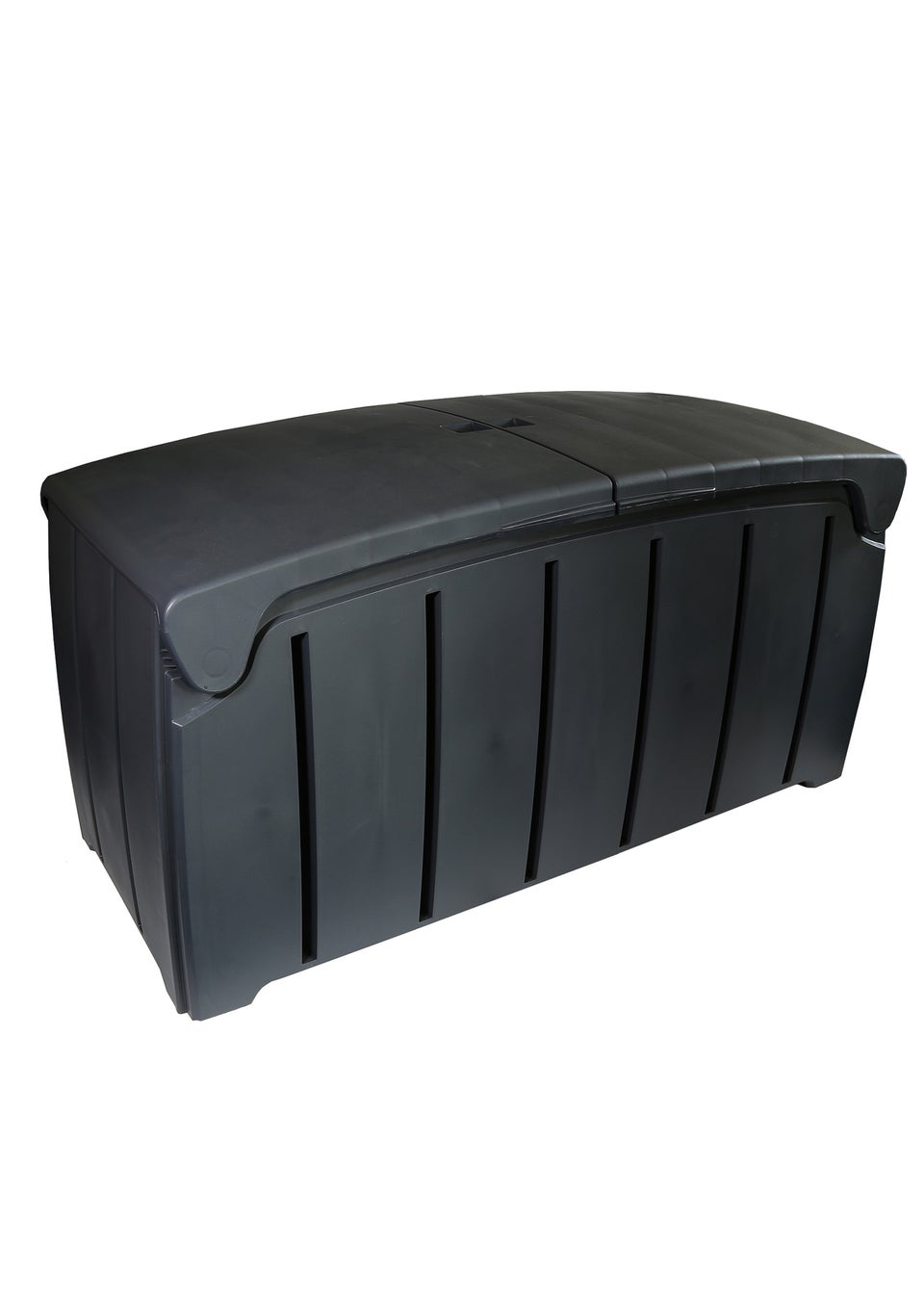 Charles Bentley Ward Plastic 322L Storage Box Black (H60cm x W115cm x D55cm)