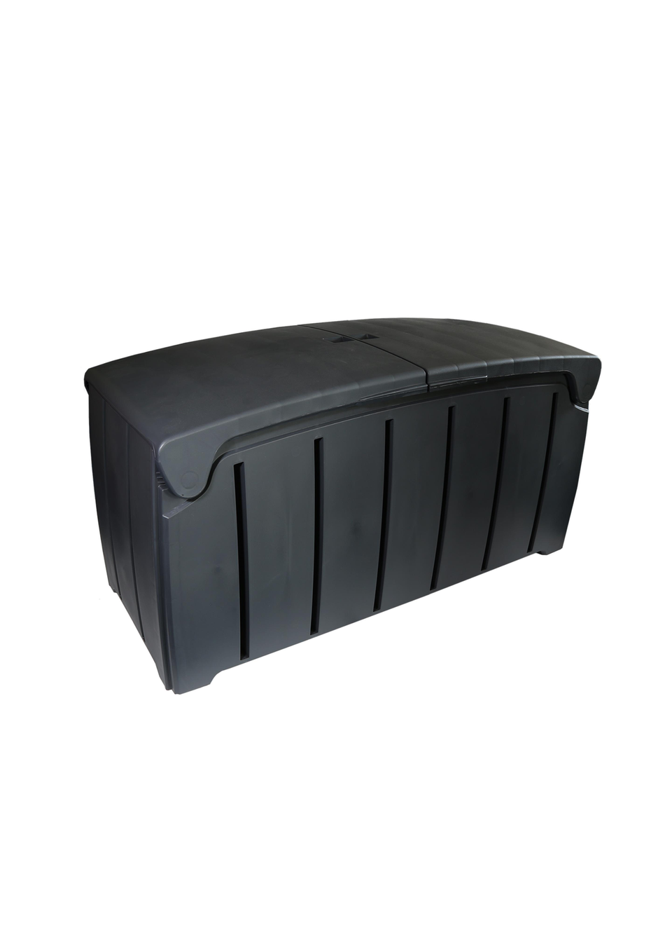 Charles Bentley Ward Plastic 322L Storage Box Black (H60cm x W115cm x D55cm)