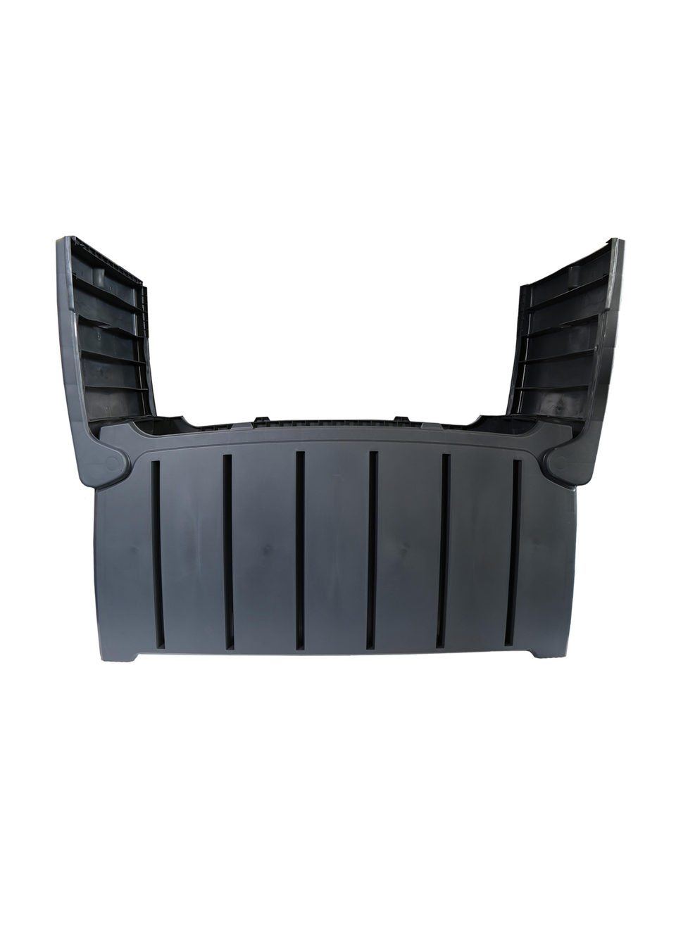 Charles Bentley Ward Plastic 322L Storage Box Black (H60cm x W115cm x D55cm)