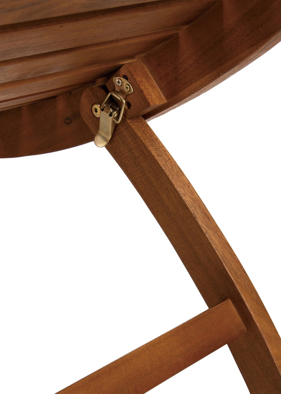 Charles Bentley Sun Lounger in Brown Acacia Hardwood Folding Large (H63cm x W182cm x D60cm)