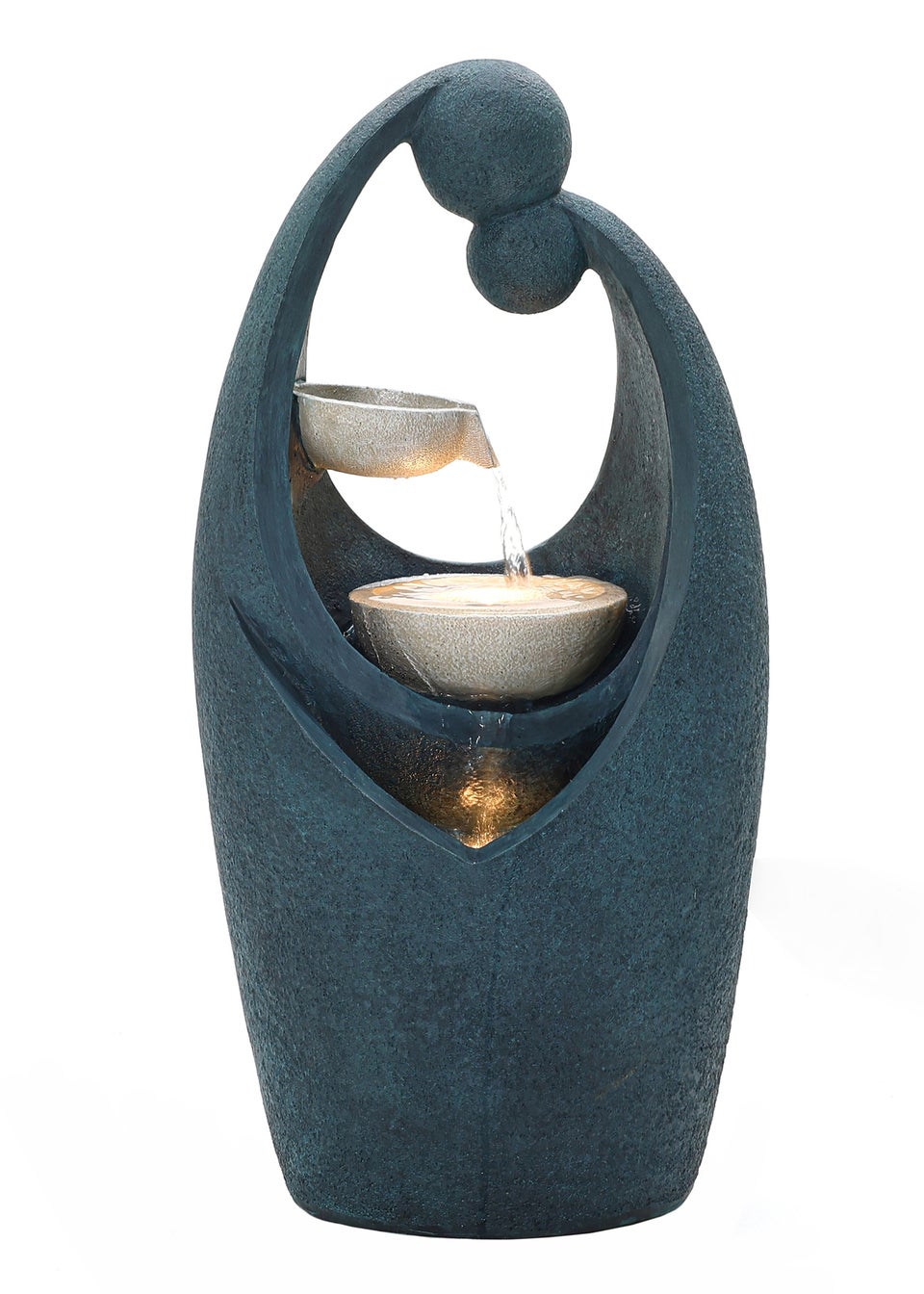Charles Bentley Tay Cascading Water Feature (H62cm x W30cm x D24cm)