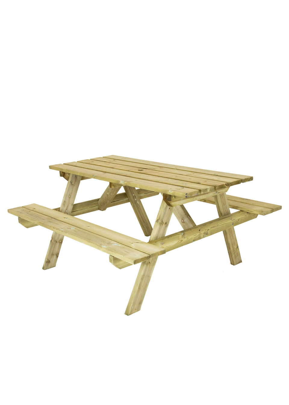 Charles Bentley Hutton Garden British Made Wooden Picnic Table FCS Certified
